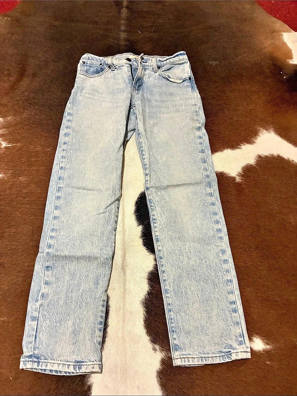 Levi's Middy Straight Light Wash Straight Leg Jeans Waist 24